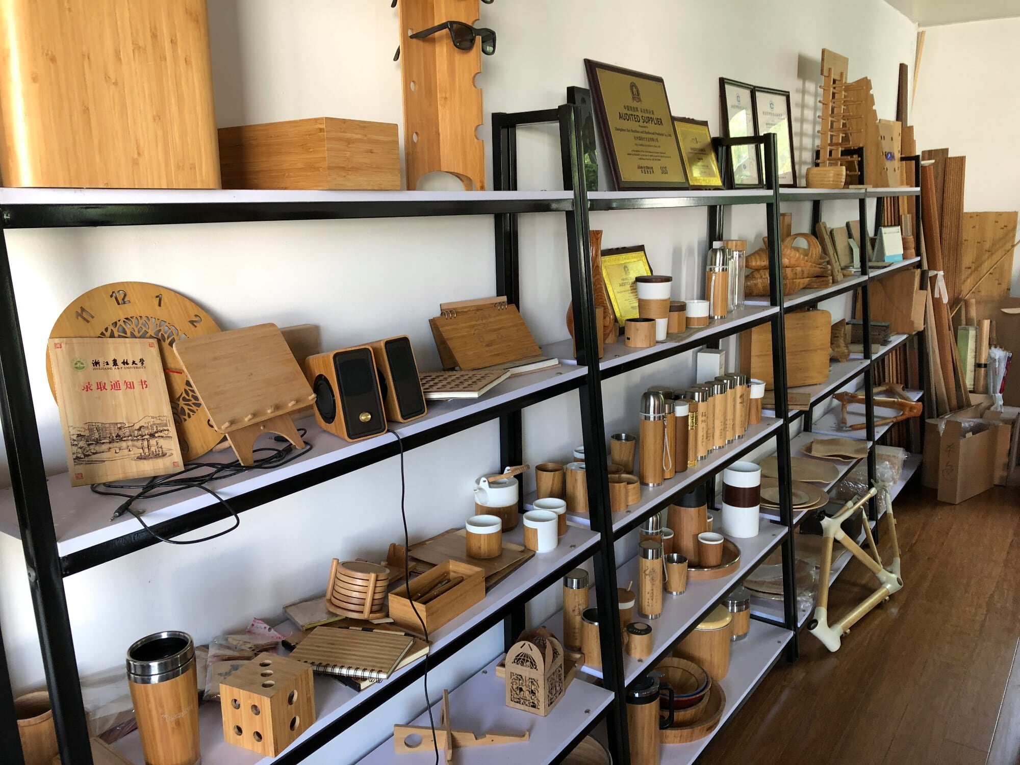 A relevant stock photo of bamboo products supplier in a typical setting.