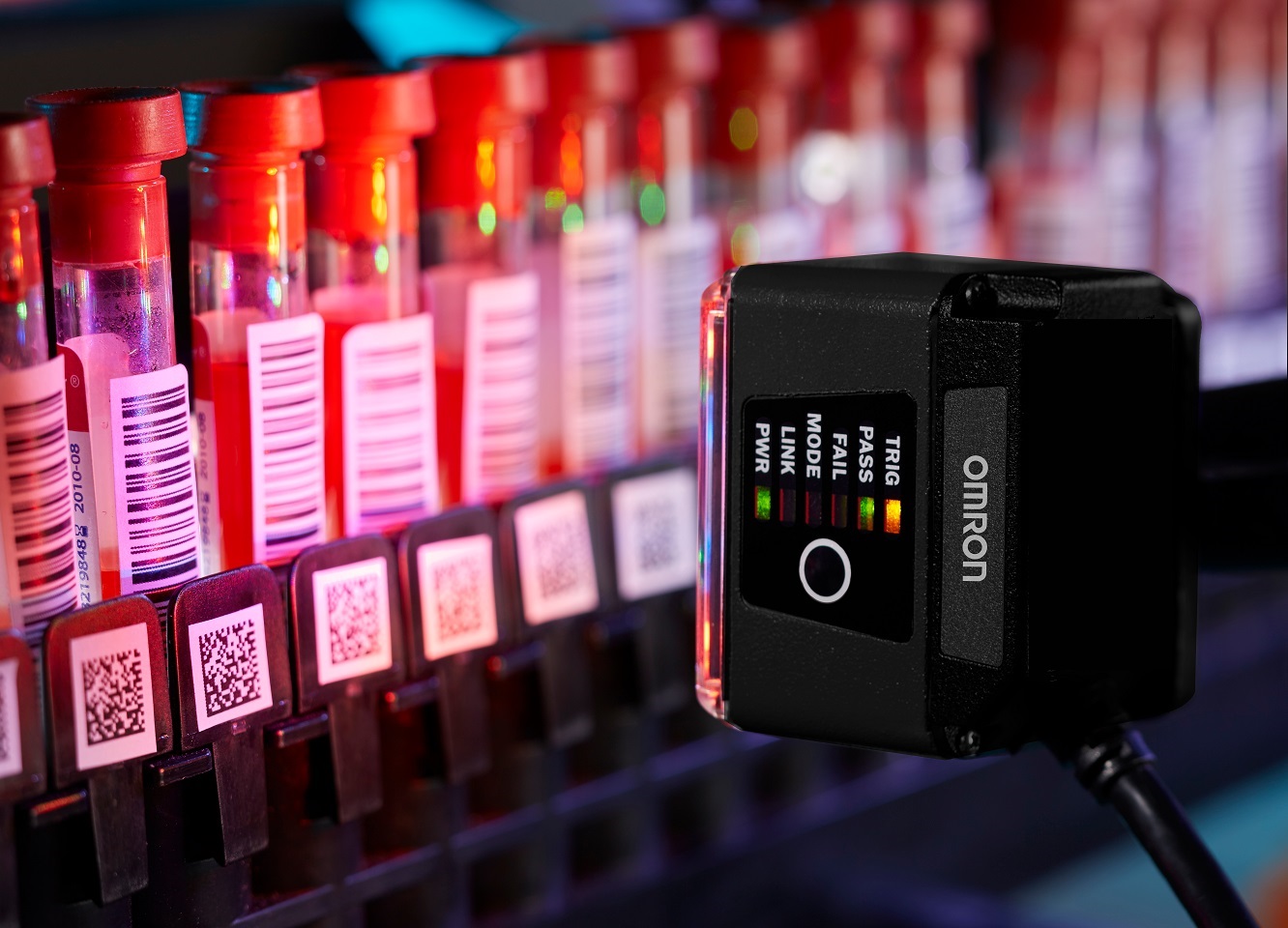 A relevant stock photo of barcode reader manufacturer in a typical setting.