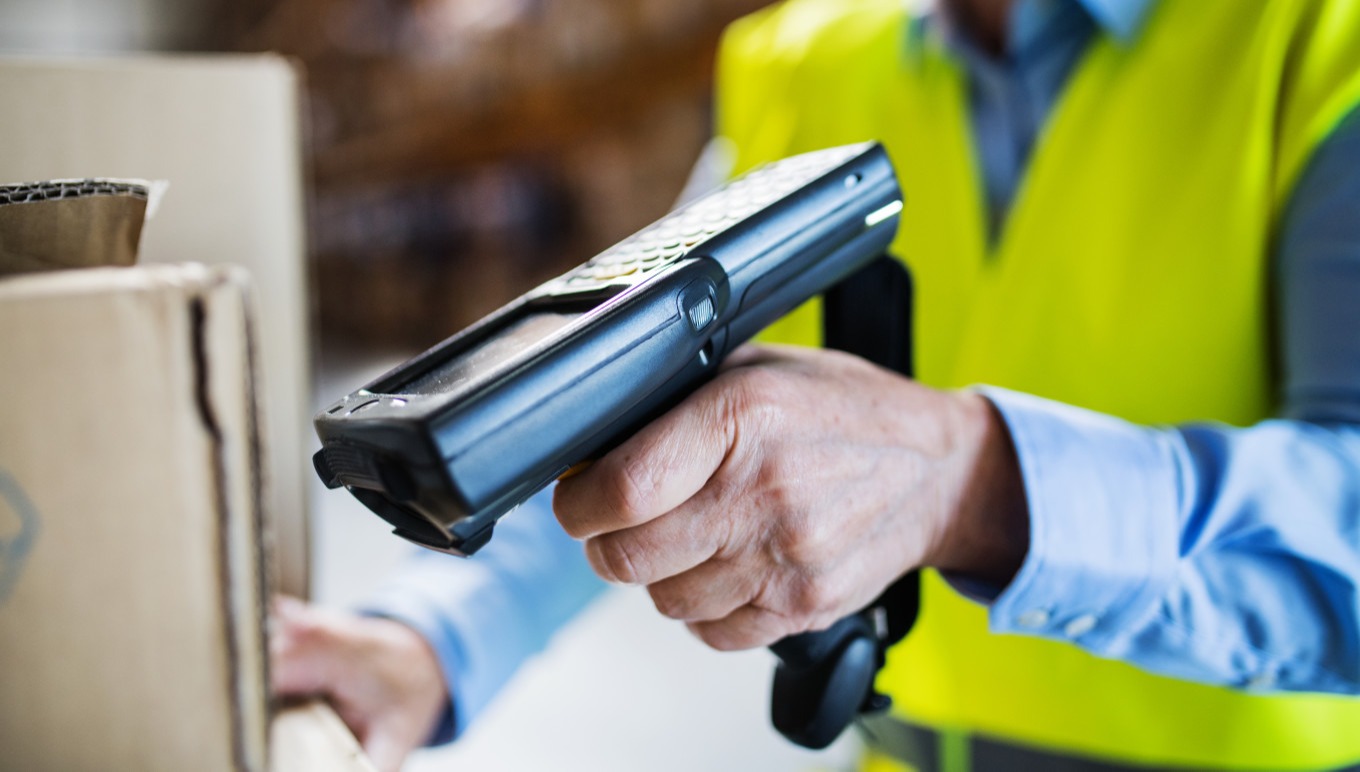 A relevant stock photo of barcode scanner manufacturer in a typical setting.