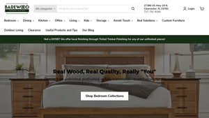 Wood Furniture/ Barewood- Quality Finished and Unfinished Furniture - unfinished furniture factory