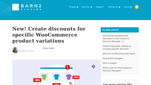 New! Create Discounts for WooCommerce Product Variations - bulk discounting by manufacturer woocommerce