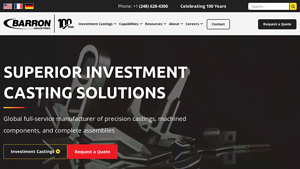 Barron Industries | Precision Investment Castings - casting manufacturer