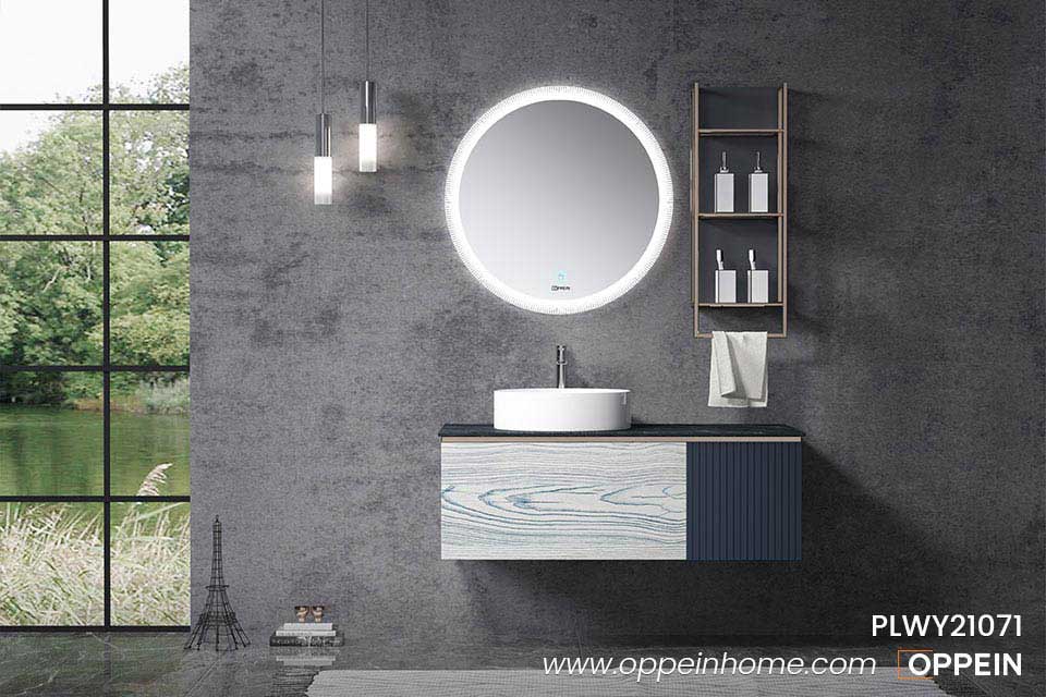 A relevant stock photo of bathroom cabinet supplier in a typical setting.