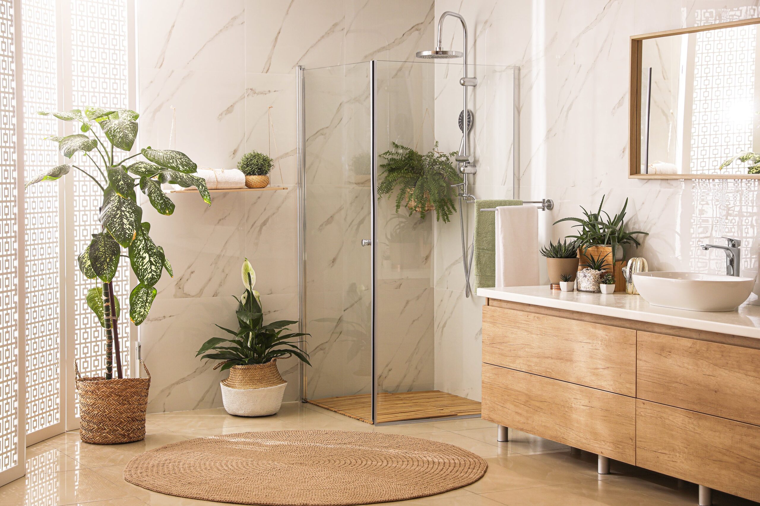 A relevant stock photo of bathroom custom in a typical setting.
