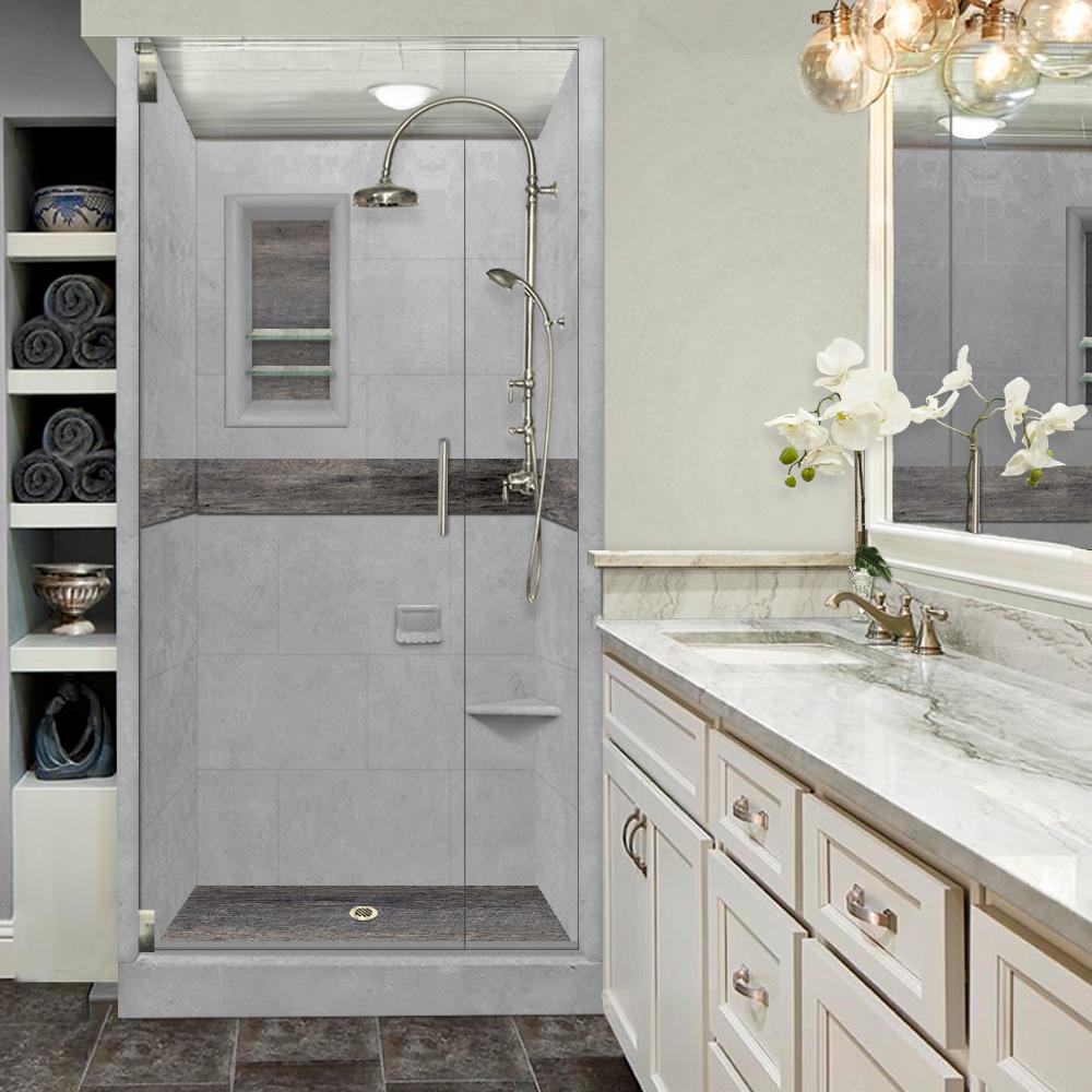 A relevant stock photo of bathroom shower custom in a typical setting.