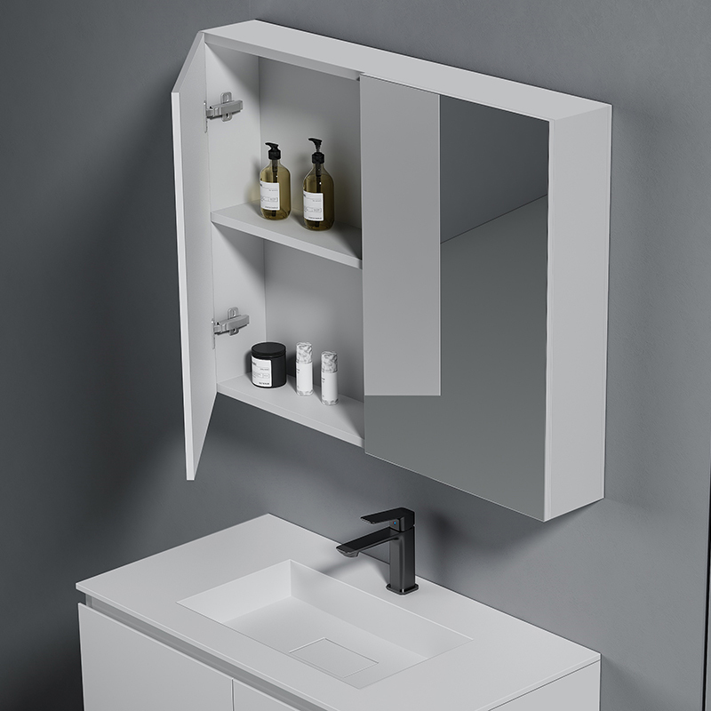 A relevant stock photo of bathroom storage manufacturer in a typical setting.