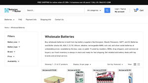 Wholesale Batteries - double a batteries bulk