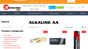 Alkaline AA - Batteries Inc. - duracell aa bulk