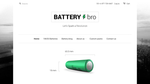 18650 Battery: Battery Bro (Let's Spark a Revolution) - 18650 lithium battery bulk