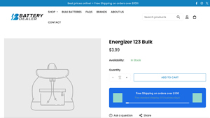 Energizer 123 Bulk - Battery Dealer - 123 battery bulk