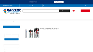 D - Battery Junction - d cell battery bulk