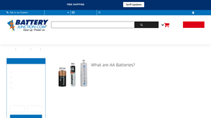AA - Battery Junction - double a batteries bulk