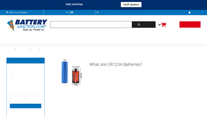 CR123A Batteries - cr123 bulk
