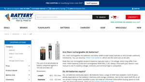 AA - Battery Junction - aa batteries bulk