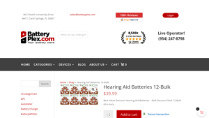 Hearing Aid Batteries 12-Bulk - Batteryplex - hearing aid batteries bulk