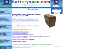 Hanwei Battery HW-9-12 Replacement Battery w - hw battery factory