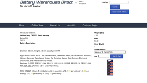Best Price Lithium Sony CR2025 3 volt battery Batteries - cr2025 bulk