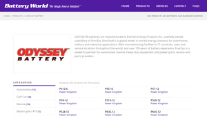 Odyssey Battery - Battery World Canada - odyssey battery company