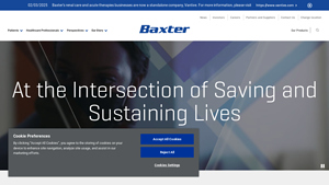 At the Intersection of Saving and Sustaining Lives | Baxter - baxter manufacturer
