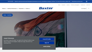 Baxter India | Baxter - baxter manufacturer