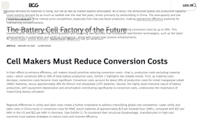 The Battery Cell Factory of the Future | BCG - Boston Consulting Group - lithium cell factory