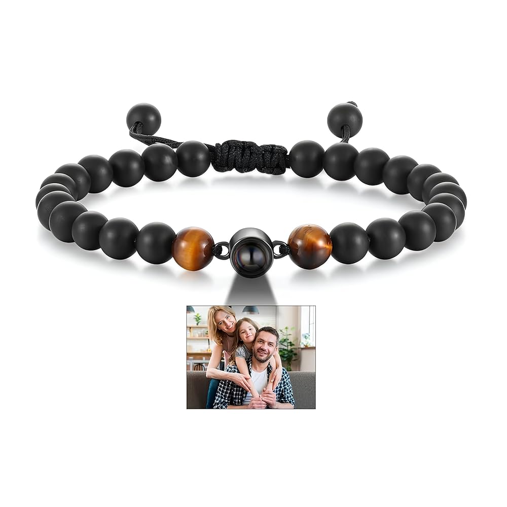 A relevant stock photo of bead bracelets custom in a typical setting.