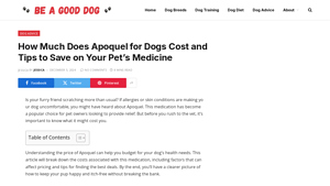 How Much Does Apoquel for Dogs Cost and Tips to Save on Your Pet's Medicine - apoquel manufacturer