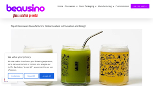 Top 20 Glassware Manufacturers : Beausino Guide 2023 - glassware manufacturer