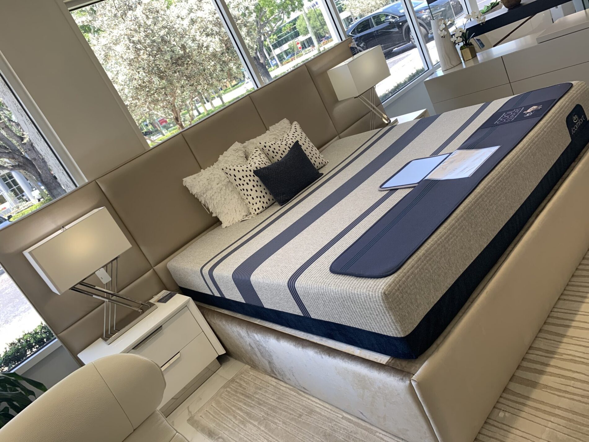 A relevant stock photo of beds custom in a typical setting.