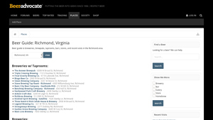 Beer Guide: Richmond, Virginia - BeerAdvocate - richmond brewery company