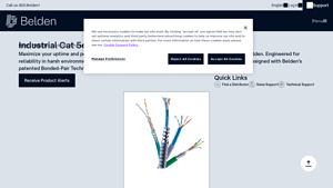 Industrial Category 5e Cable - Belden - cat5e cable factory