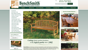 BenchSmith.com, Crafters of Classic Teak Garden Furniture - teak furniture factory
