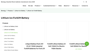 Lithium Ion Forklift Battery Manufacturer & Supplier - Benergy - forklift battery factory