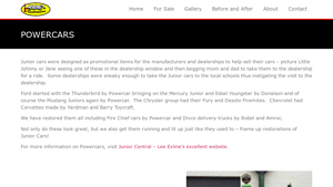 Powercars - Bernie's Restorations - power car company