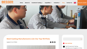 Steel Casting Manufacturers List: Our Top 110 Picks - steel castings manufacturer