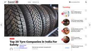 Top 20 Tyre Companies in India For Safety - biggest tyre manufacturer