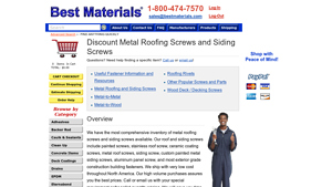 Discount Metal Roofing Screws and Siding Screws - Best Materials - metal roofing screws bulk