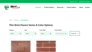Floor Thin Brick Pavers | Best Panel Company - brick flooring company