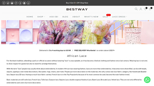 African Lace Wholesale - Bestway Lace - lace bulk