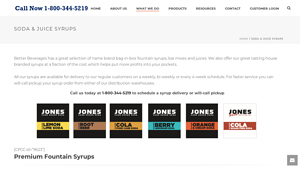 Soda & Juice Syrups - Better Beverages - rc cola manufacturer