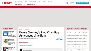 Kenny Chesney's Blue Chair Bay Announces Lime Rum - blue chair company