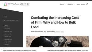 Combating the Increasing Cost of Film: Why and How to Bulk Load - film bulk
