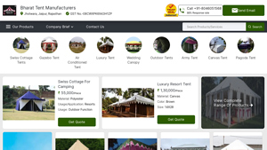 Swiss Cottage Tents and Gazebo Tent Manufacturer | Bharat Tent ... - tent manufacturer