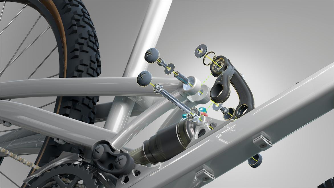 A relevant stock photo of bicycle part manufacturer in a typical setting.