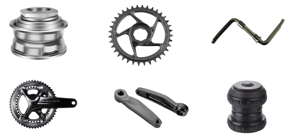 A relevant stock photo of bicycle part supplier in a typical setting.