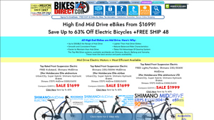 Hot New eBikes! Save Up to 63% Off Electric Bicycles +FREE SHIP 48 - mid drive electric bike factory