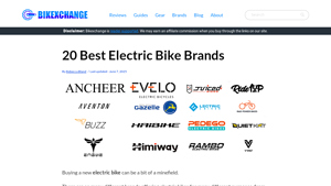 20 Best Electric Bike Brands You Must Consider - Bikexchange - electric bike manufacturer