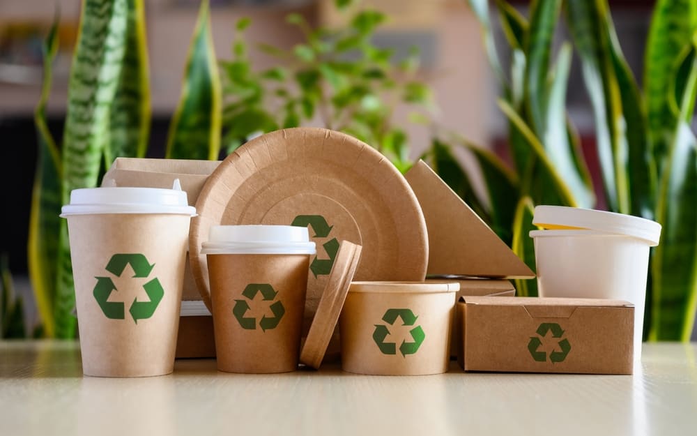 A relevant stock photo of biodegradable packaging supplier in a typical setting.