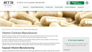 Vitamin Contract Manufacturer - BioThrive Sciences - contract vitamin manufacturer