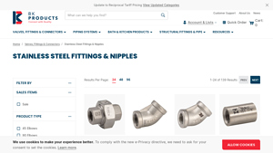 Stainless Steel Fittings & Nipples - BK Products - stainless steel pipe fitting factory